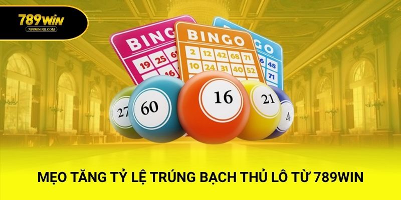 Mẹo tăng tỷ lệ trúng bạch thủ lô từ 789WIN